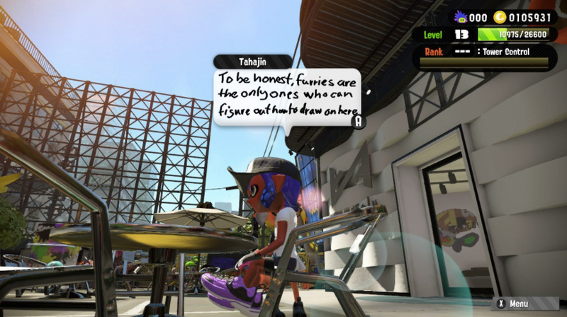 Illustration for article titled Splatoon 2's Lobby Is Full Of Furries